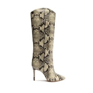Schutz Maryana Snakeskin Boots size 9